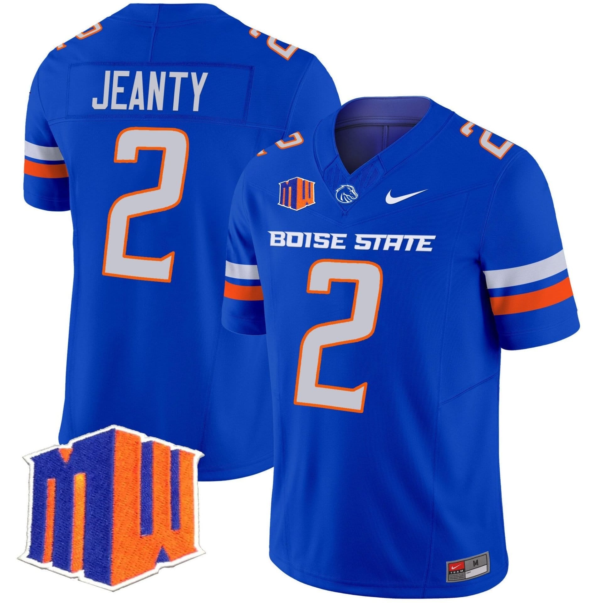 Ashton Jeanty Jersey #2 Boise State Broncos 2025 Vapor Stitched - Image 5