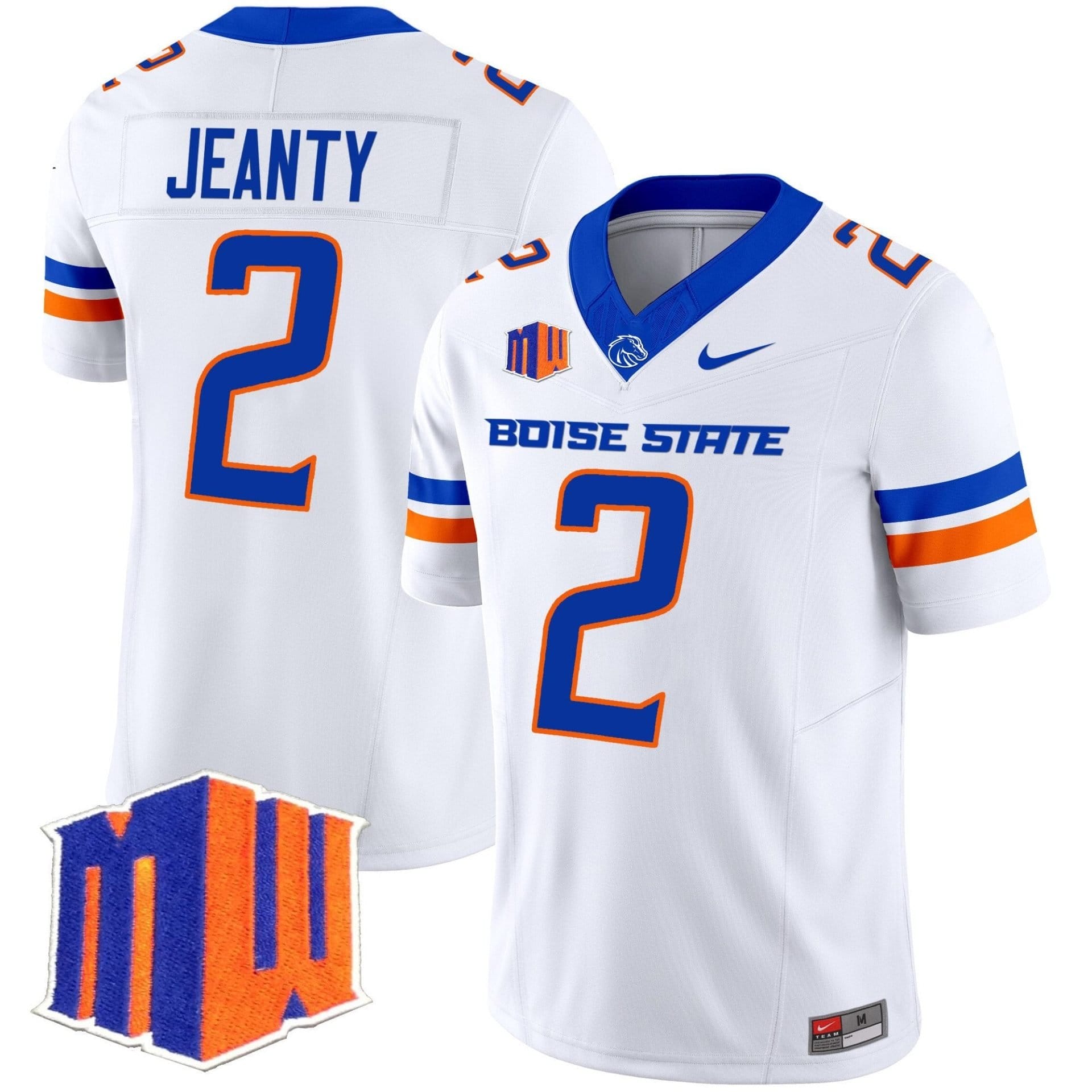 Ashton Jeanty Jersey #2 Boise State Broncos 2025 Vapor Stitched - Image 2