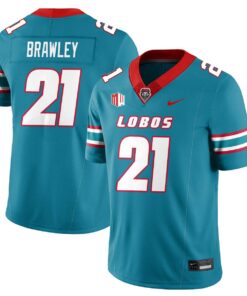Austin Brawley Jersey #21 UNM Lobo Football 2025 All Stitched