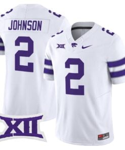 Avery Johnsonn Jersey 2 Kansas State Wildcats 2025 Limited Stitched White a379d55b 1bab 451b a234 03cf72233dc3