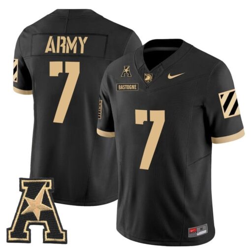 Bastogne Jersey #7 Army Black Knights 2025 Vapor Limited Stitched