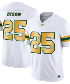 Alternative view of Bison Jersey #25 North Dakota State Bison Vapor Limited Stitched