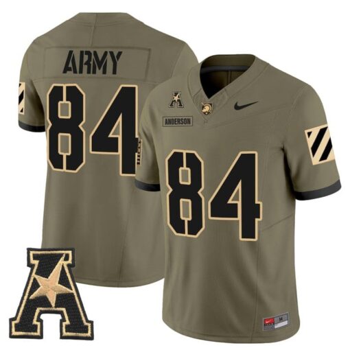 Brady Anderson Jersey #84 Army Black Knights 2025 Vapor Stitched - Image 4