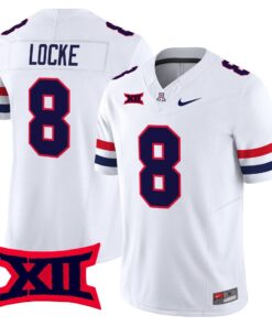 Braedyn Locke Jersey 8 Arizona Wildcats 2025 Vapor Limited Stitched White 682e3075 4033 485f a73a f133f340ea4e