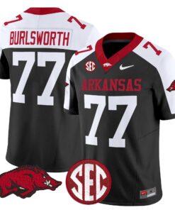 Brandon Burlsworth Jersey 77 Arkansas Razorbacks Limited Stitched Black Alter 4329cb9c d7a4 4bab 80ea 2eb72030bf1e
