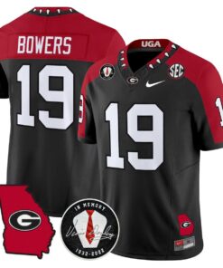 Brock Bowers Jersey 19 Georgia Bulldogs 2025 Limited Stitched Black Special