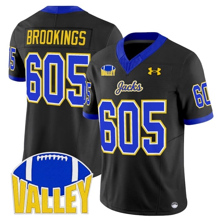 Brookings Jersey #605 South Dakota State Jackrabbits 2025 Stitched