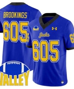 Brookings Jersey 605 South Dakota State Jackrabbits 2025 Stitched Blue b146dcfd 948b 481c bd7c ddbfa98f7702