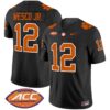 Bryant Wesco Jr Jersey 12 Clemson Tigers 2025 Vapor Limited Stitched Black
