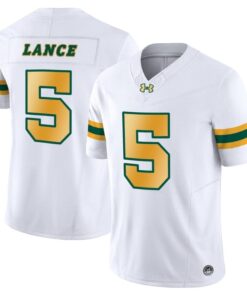 Bryce Lance Jersey 5 North Dakota State Bison Vapor Limited Stitched White ebc127a5 fd58 4b2f 8d03 d4e5d2b6e373