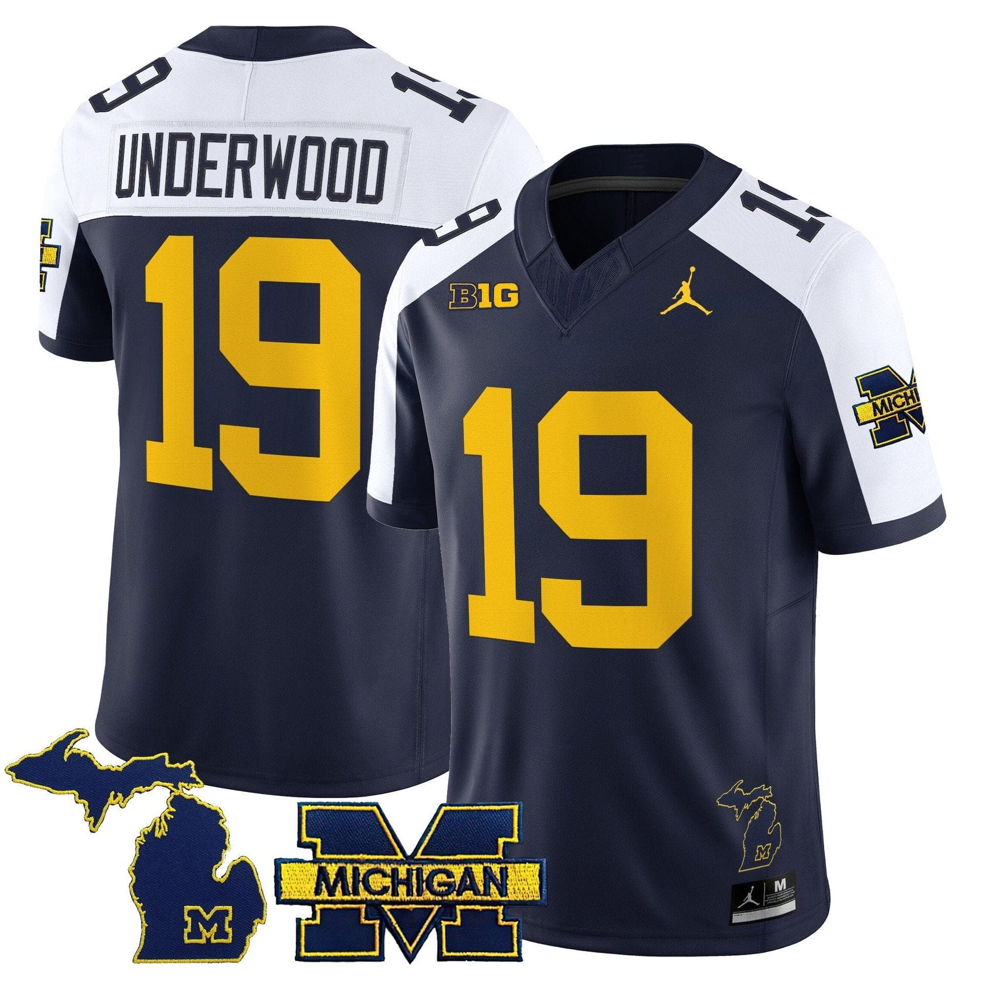 Bryce Underwood Jersey #19 Michigan Wolverines 2025 Limited V2 Stitched - Image 4