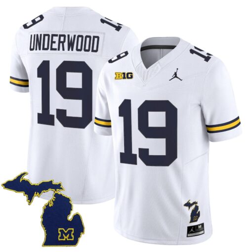 Bryce Underwood Jersey #19 Michigan Wolverines 2025 Limited V2 Stitched