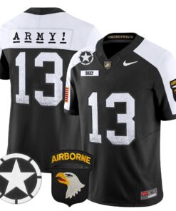 Bryson Daily Jersey 13 Army Black Knights 2025 Screaming Eagles Black Alter