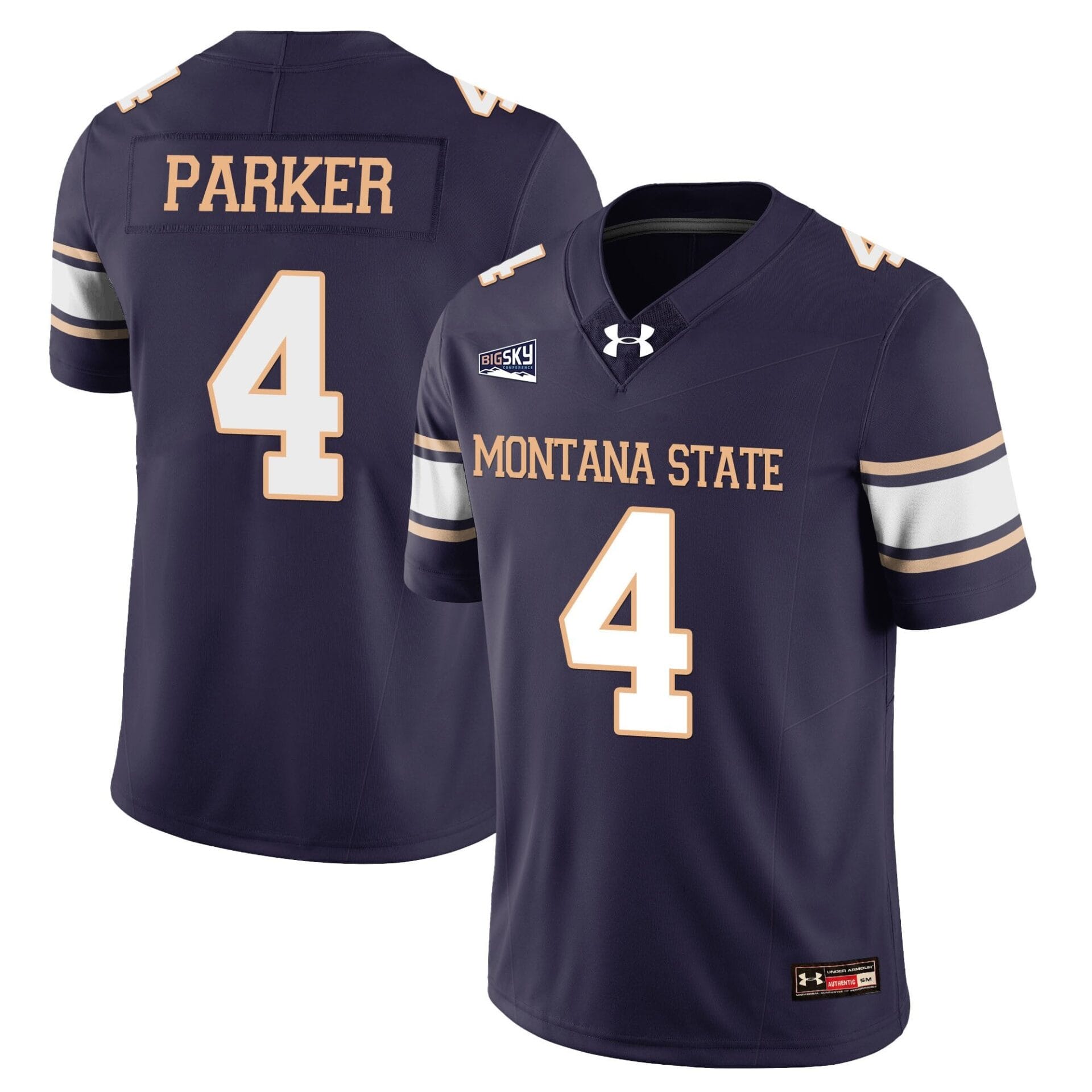 Bryson Parker Jersey #4 Montana State Bobcat Football 2025 Stitched - Image 3