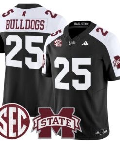 Bulldogs Jersey 25 Mississippi State Bulldogs Dark Mode Stitched Black Alter 979299d9 5a16 4a95 abf3 2d91ed737339