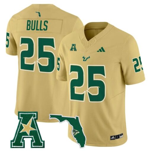 Bulls Jersey #25 South Florida Bulls 2025 Vapor Limited Stitched - Image 5