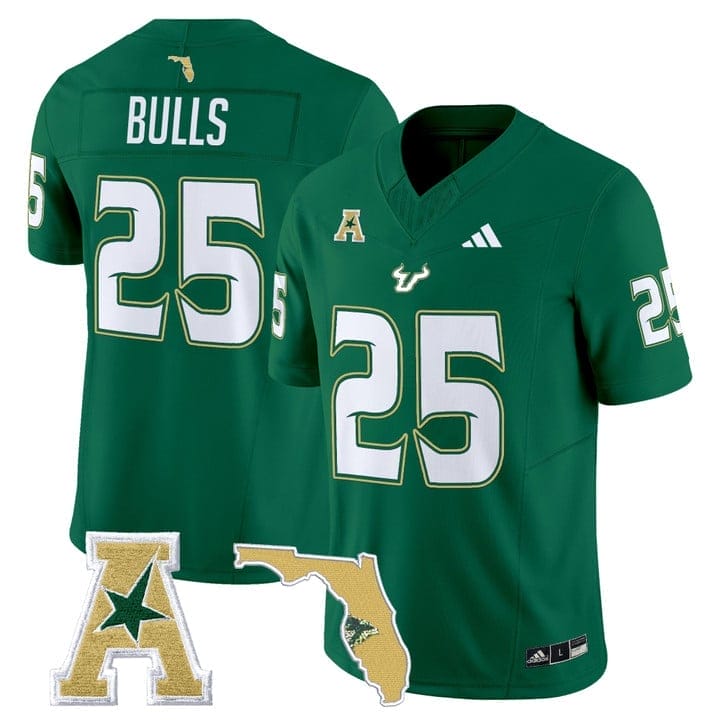 Bulls Jersey #25 South Florida Bulls 2025 Vapor Limited Stitched - Image 4