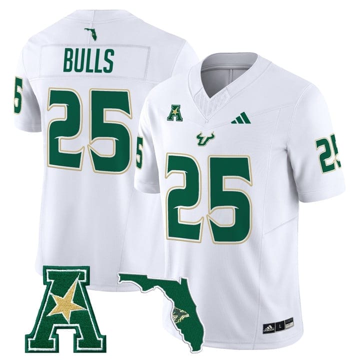 Bulls Jersey #25 South Florida Bulls 2025 Vapor Limited Stitched - Image 2