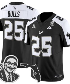 Bulls Jersey 25 South Florida Bulls Lee Roy Selmon Legacy Stitched Black Alter