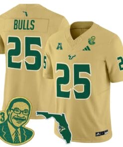 Bulls Jersey 25 South Florida Bulls Lee Roy Selmon Legacy Stitched Gold 66c7519b b5dc 4cca b398 2dcfa1809591