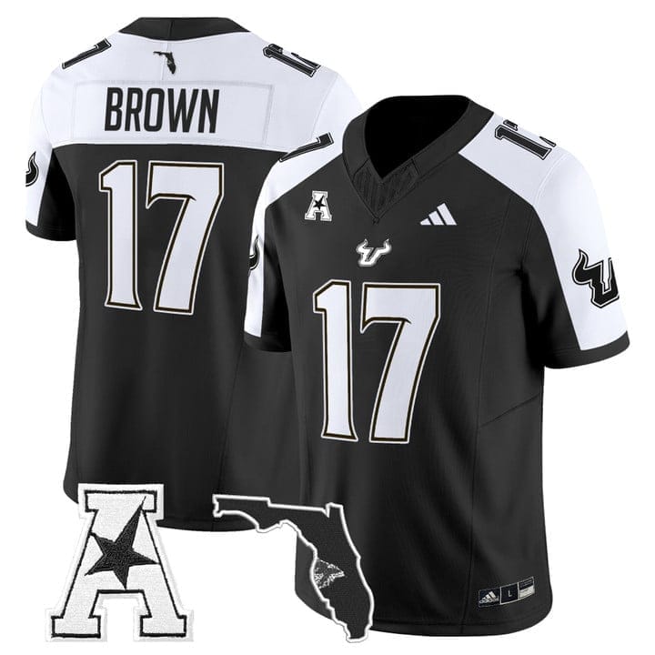 Byrum Brown Jersey #17 South Florida Bulls 2025 Vapor Limited Stitched - Image 3