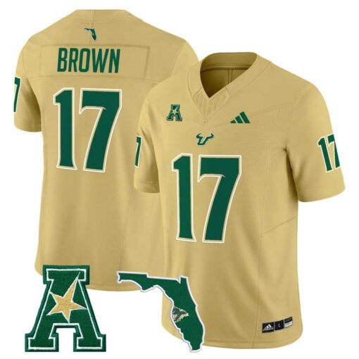 Byrum Brown Jersey #17 South Florida Bulls 2025 Vapor Limited Stitched - Image 5