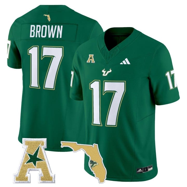 Byrum Brown Jersey #17 South Florida Bulls 2025 Vapor Limited Stitched - Image 4