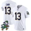 CJ Carr Jersey 13 Notre Dame 2025 Gridiron Leprechaun Edition White 8d272b58 99ab 40eb b8a7 1238dd1ff363