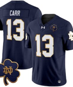 CJ Carr Jersey 13 Notre Dame 2025 Vapor Limited V3 Stitched Navy 0021267f f74d 4ee1 adbf 867b9bf70357