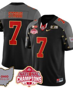 Alternative view of C J Stroud Jersey #7 Ohio State National Champions 2025 Patch