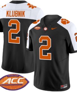 Cade Klubnik Jersey 2 Clemson Tigers 2025 Vapor Limited Stitched Black Alter