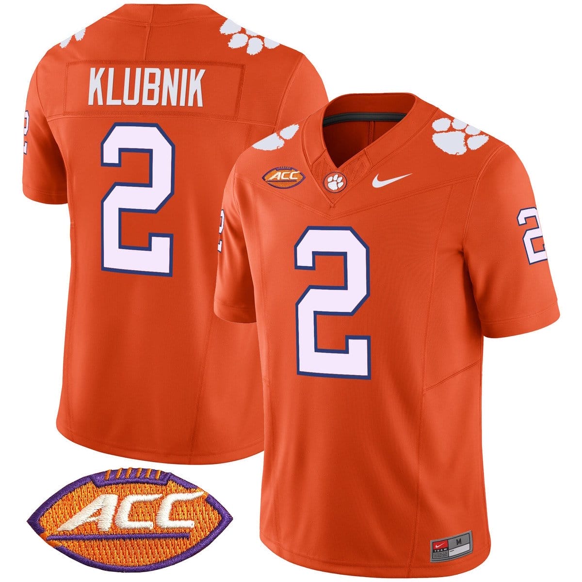 Cade Klubnik Jersey #2 Clemson Tigers 2025 Vapor Limited Stitched - Image 5