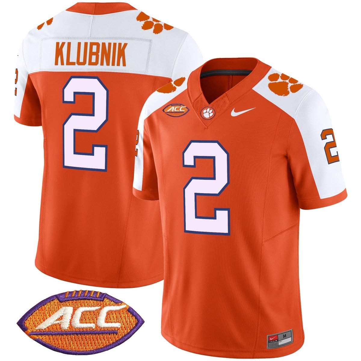 Cade Klubnik Jersey #2 Clemson Tigers 2025 Vapor Limited Stitched - Image 4