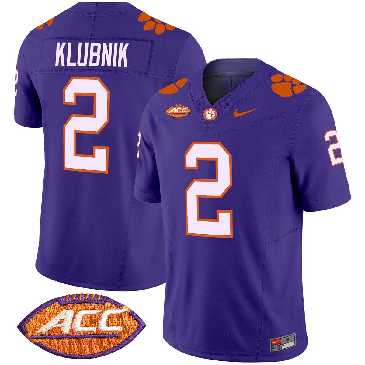 Cade Klubnik Jersey #2 Clemson Tigers 2025 Vapor Limited Stitched - Image 6