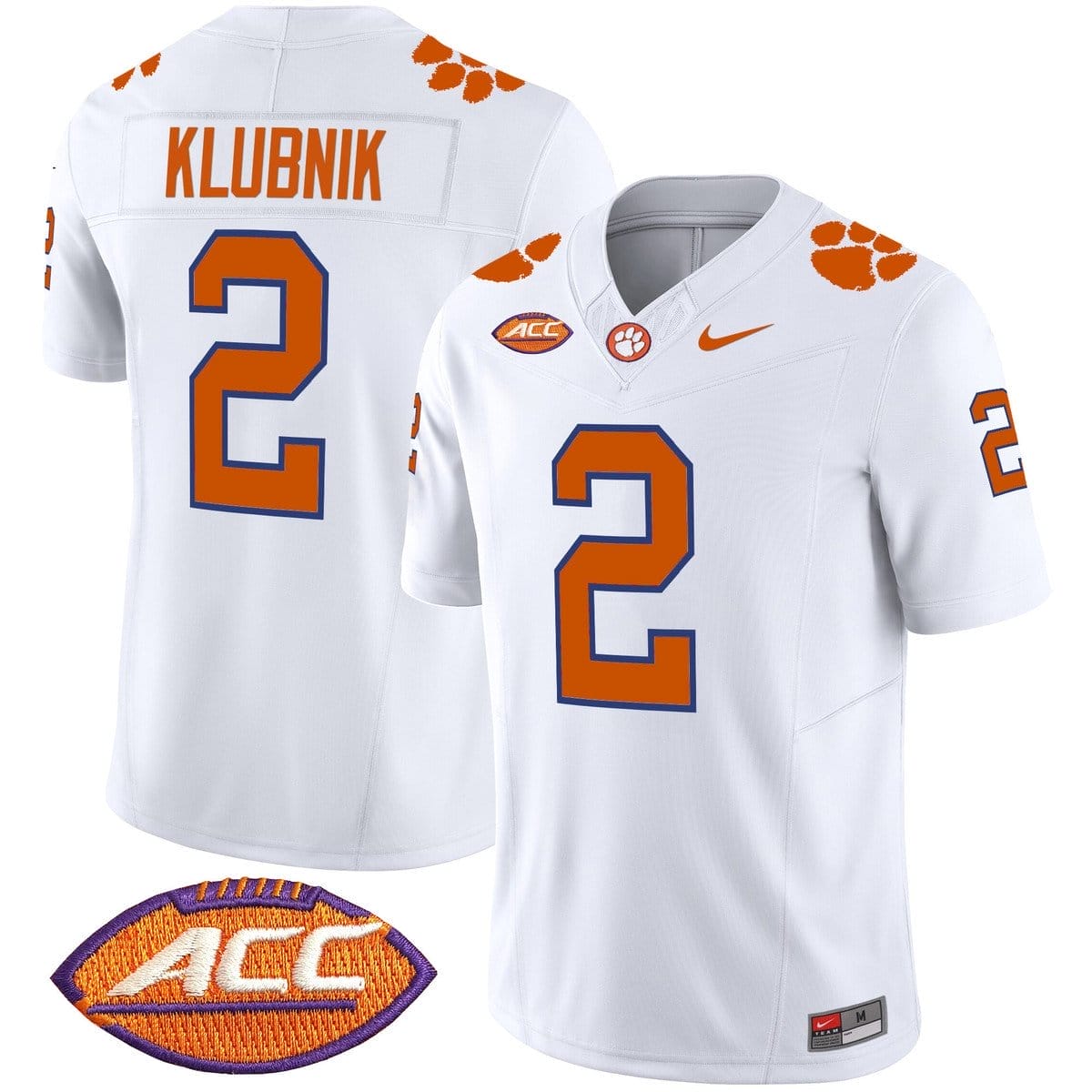 Cade Klubnik Jersey #2 Clemson Tigers 2025 Vapor Limited Stitched - Image 2