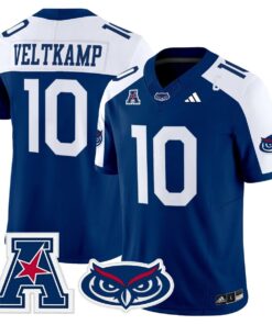 Caden Veltkamp Jersey 10 Florida Atlantic Owls 2025 All Stitched Blue Alter 4e91cbc9 4871 4f6a 8c08 ecee32be5867