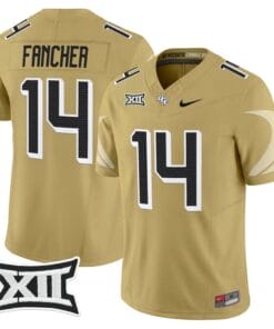 Cam Fancher Jersey 14 UCF Knights 2025 Vapor Limited Football Stitched Gold