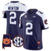Cam Newton Jersey 2 Auburn Tigers 2025 Alabama Patch Stitched Navy Alter