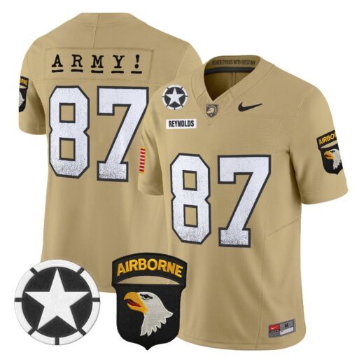 Casey Reynolds Jersey #87 Army Black Knights 2025 Screaming Eagles - Image 3
