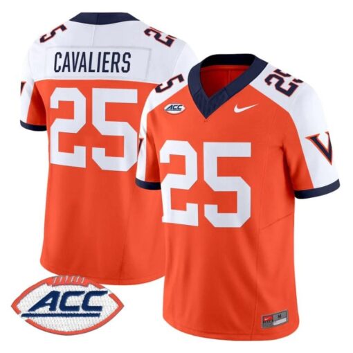Cavaliers Jersey #25 Virginia Cavaliers 1995 Throwbacks Stitched - Image 3