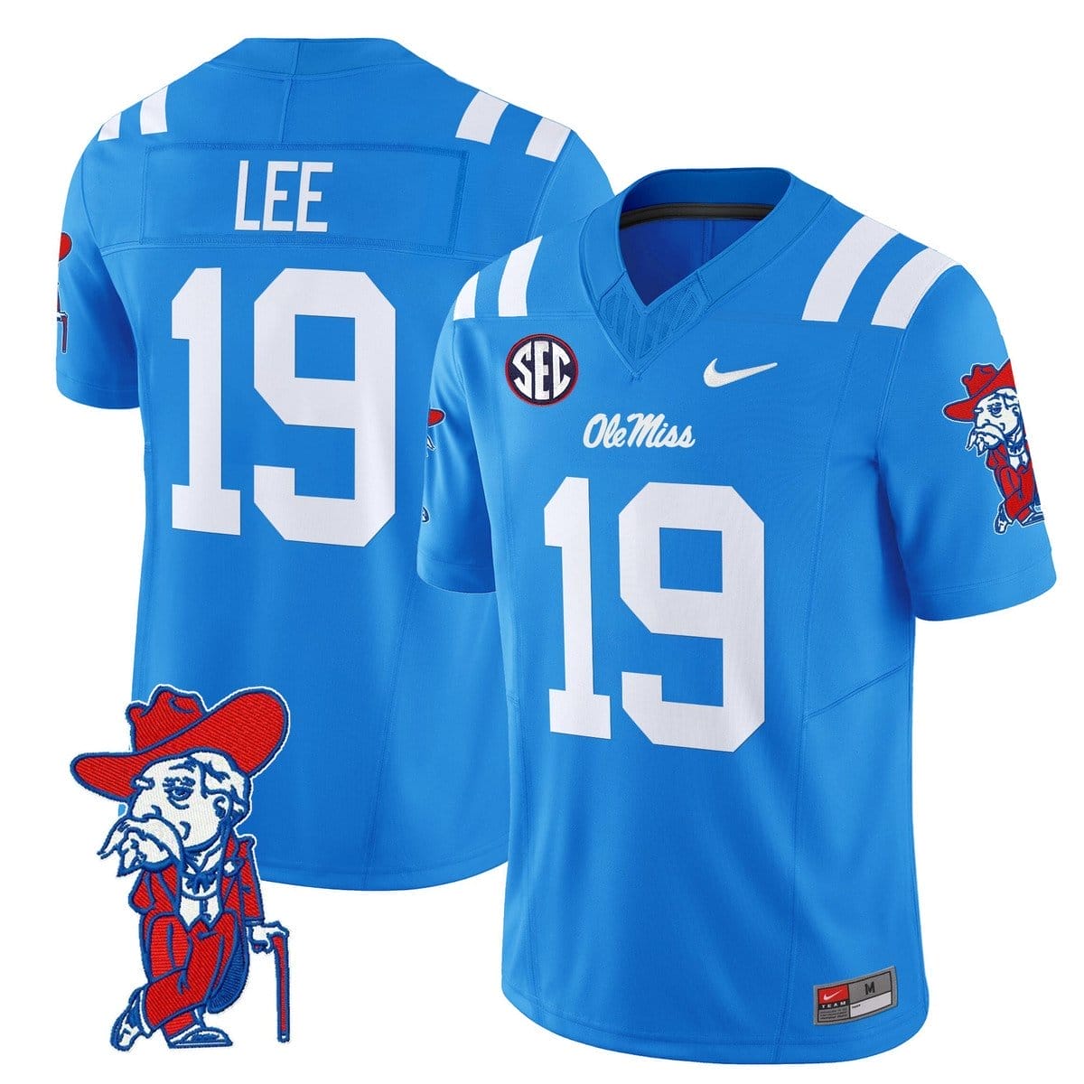 Cayden Lee Jersey #19 Ole Miss Rebels 2025 Limited V2 Stitched - Image 4