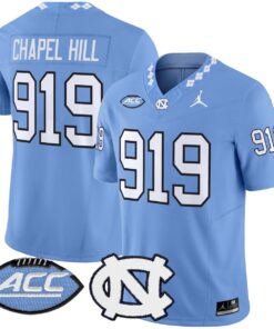 Chapel Hill Jersey 919 North Carolina Tar Heels 2025 Stitched Blue