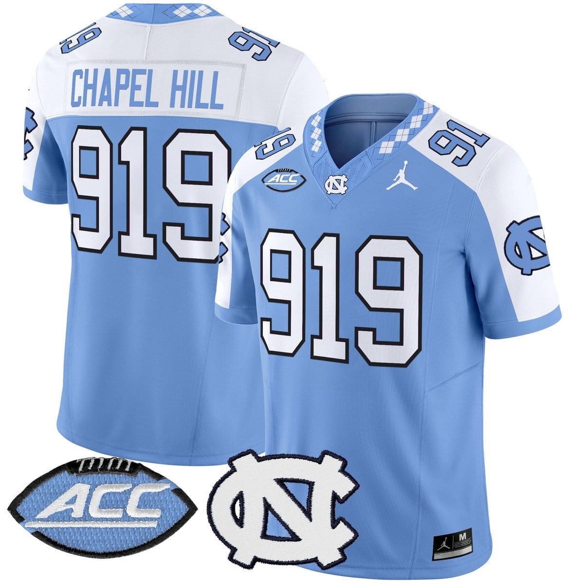 Chapel Hill Jersey #919 North Carolina Tar Heels 2025 Stitched - Image 2