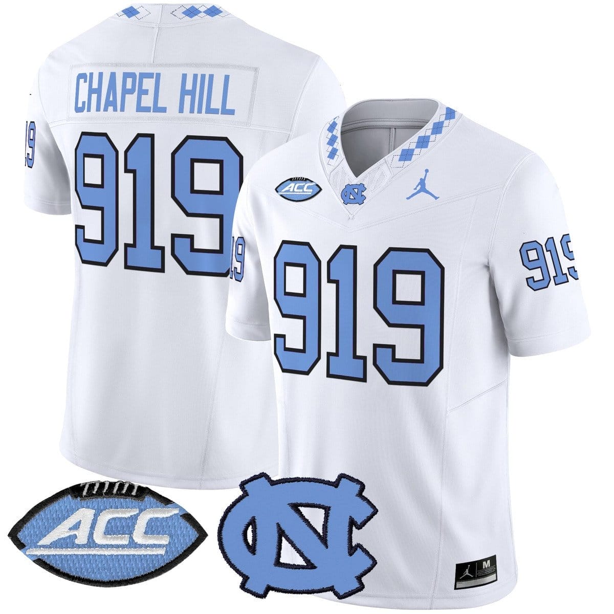 Chapel Hill Jersey #919 North Carolina Tar Heels 2025 Stitched