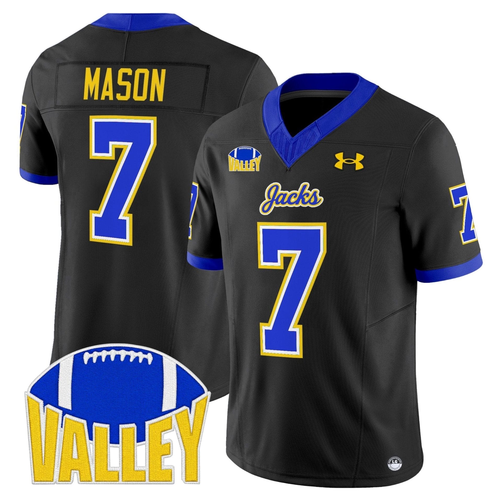 Chase Mason Jersey #7 South Dakota State Jackrabbits 2025 Stitched