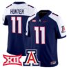 Chris Hunter Jersey 11 Arizona Wildcats 2025 Limited Stitched Navy Alternate