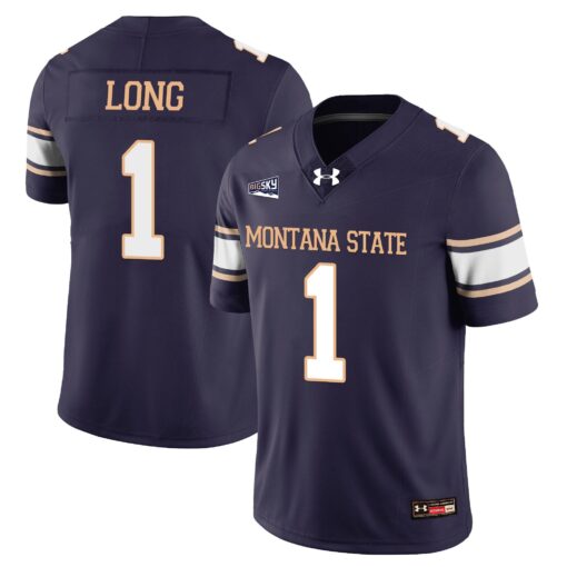 Chris Long Jersey #1 Montana State Bobcat Football 2025 Stitched - Image 3
