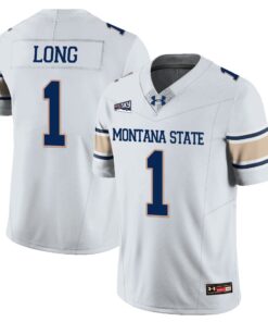 Alternative view of Chris Long Jersey #1 Montana State Bobcat Football 2025 Stitched