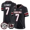 Clowney Jersey 7 South Carolina Gamecocks 2025 Stitched Black
