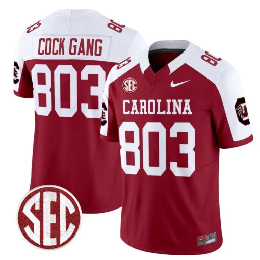 Cock Gang Jersey #803 Carolina 1980 Throwback Rebrand 2026 Stitched - Image 5